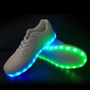 White LED Light Up Shoes